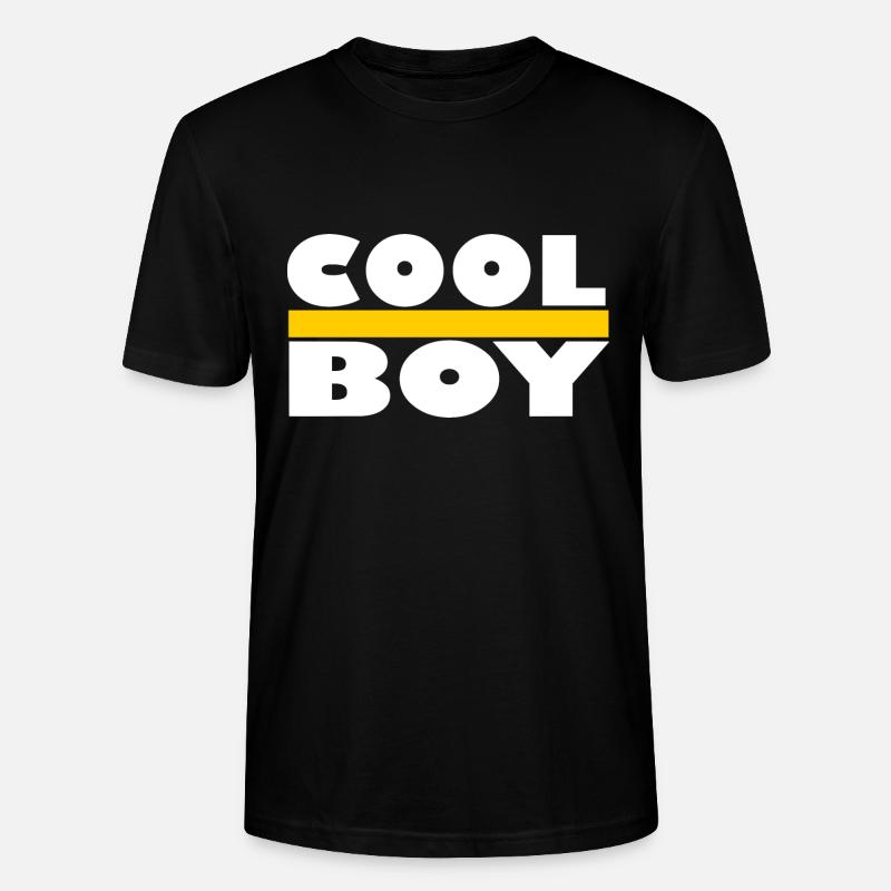Cool boy - Stanley/Stella Unisex Bio-T-Shirt CRAFTER - Schwarz