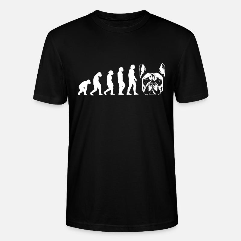 Evolution Bulldog - T-shirt bio CRAFTER Stanley Stella Unisexe - noir