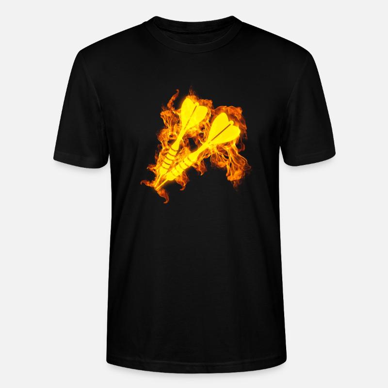 Feu Fléchettes Fléchettes Fléchettes - T-shirt bio CRAFTER Stanley Stella Unisexe - noir