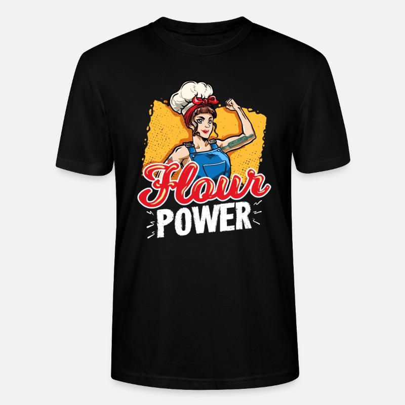 Bäcker Backen Bäckerei Sprüche Hobbybäcker - Stanley/Stella Unisex Bio-T-Shirt CRAFTER - Schwarz