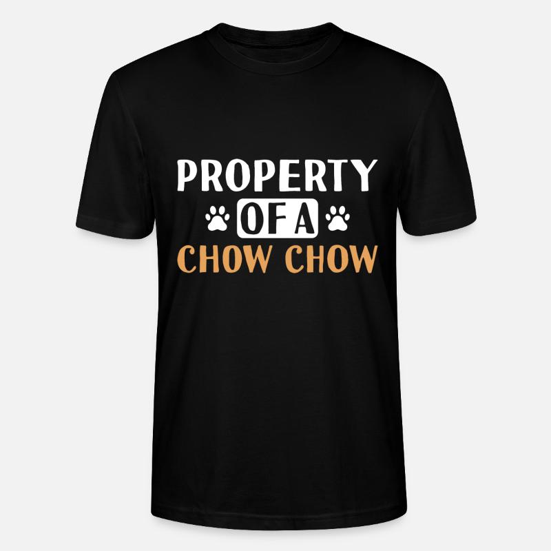 Propriété D’A Chow Chow - T-shirt bio CRAFTER Stanley Stella Unisexe - noir