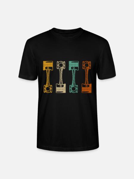 Retro Car Mechanic - Stanley/Stella CRAFTER Unisex Organic T-Shirt - black