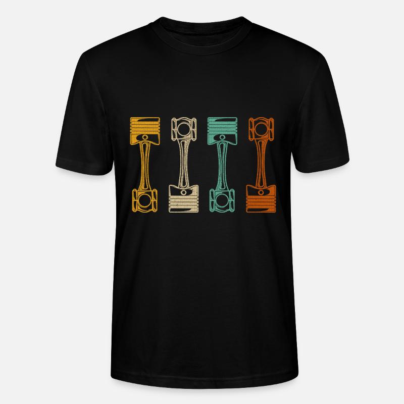 Mécanicien de voitures rétro - T-shirt bio CRAFTER Stanley Stella Unisexe - noir