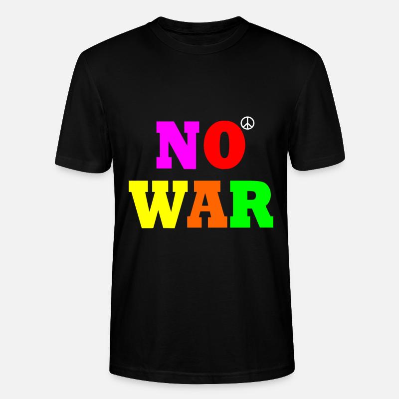 No war - Stanley/Stella Unisex Bio-T-Shirt CRAFTER - Schwarz