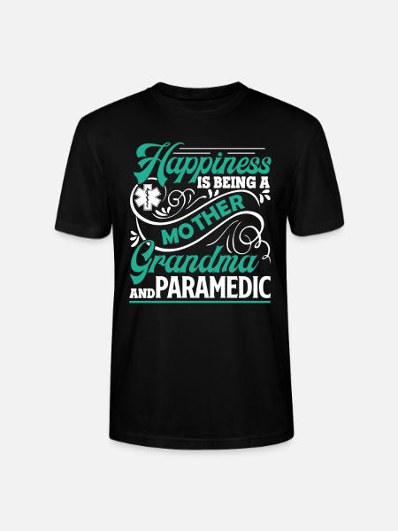 Paramedic Mother Grandma Paramedic - Stanley/Stella CRAFTER Unisex Organic T-Shirt - black
