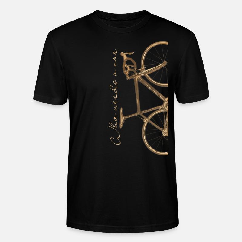 ohne Auto - Stanley/Stella Unisex Bio-T-Shirt CRAFTER - Schwarz