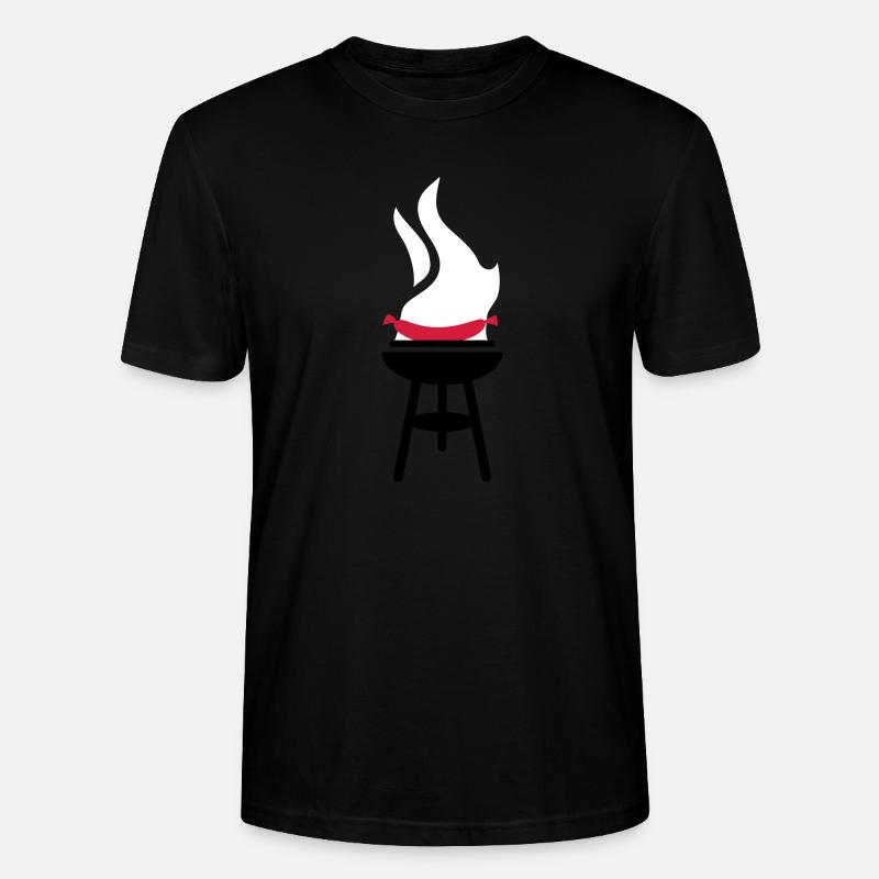 Sausage BBQ - Stanley/Stella Unisex Bio-T-Shirt CRAFTER - Schwarz