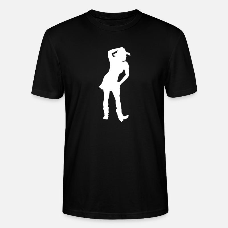 Line dance - Stanley/Stella Unisex Bio-T-Shirt CRAFTER - Schwarz