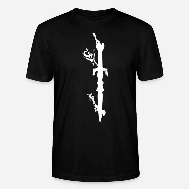 Rauchender Dolch - Stanley/Stella Unisex Bio-T-Shirt CRAFTER - Schwarz