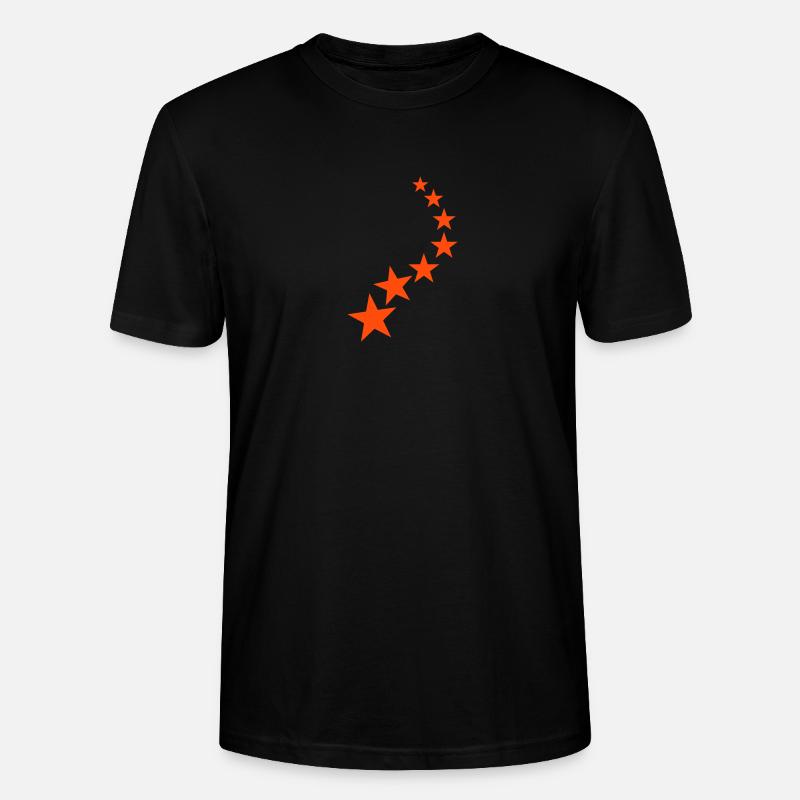 Sterne - Stanley/Stella Unisex Bio-T-Shirt CRAFTER - Schwarz