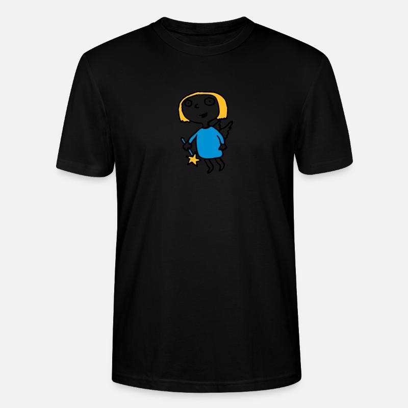 little_fairy_052012e_3c - Stanley/Stella Unisex Bio-T-Shirt CRAFTER - Schwarz