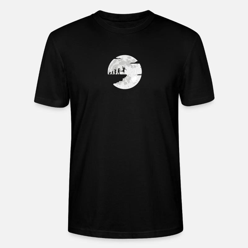 Moon Evolution Celebration - Stanley/Stella CRAFTER Unisex Organic T-Shirt - black