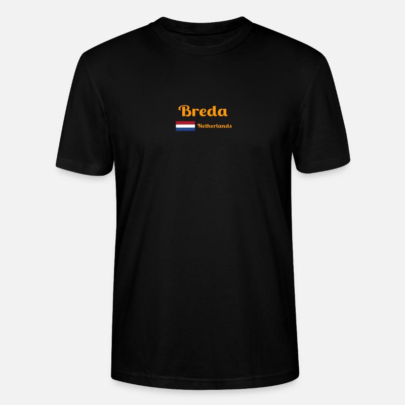 Breda Pays-Bas - Imprimés élégants - T-shirt bio CRAFTER Stanley Stella Unisexe - noir