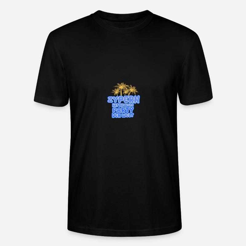Chypre comme vacances - T-shirt bio CRAFTER Stanley Stella Unisexe - noir