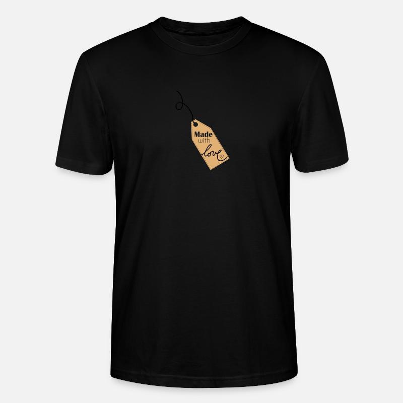 Made with love - T-shirt bio CRAFTER Stanley Stella Unisexe - noir