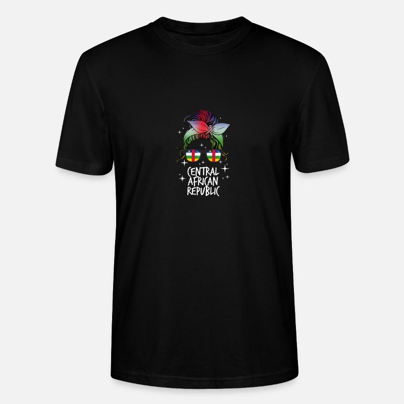 République centrafricaine - T-shirt bio CRAFTER Stanley Stella Unisexe - noir