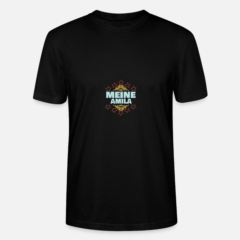Mädchen Amila - Stanley/Stella Unisex Bio-T-Shirt CRAFTER - Schwarz