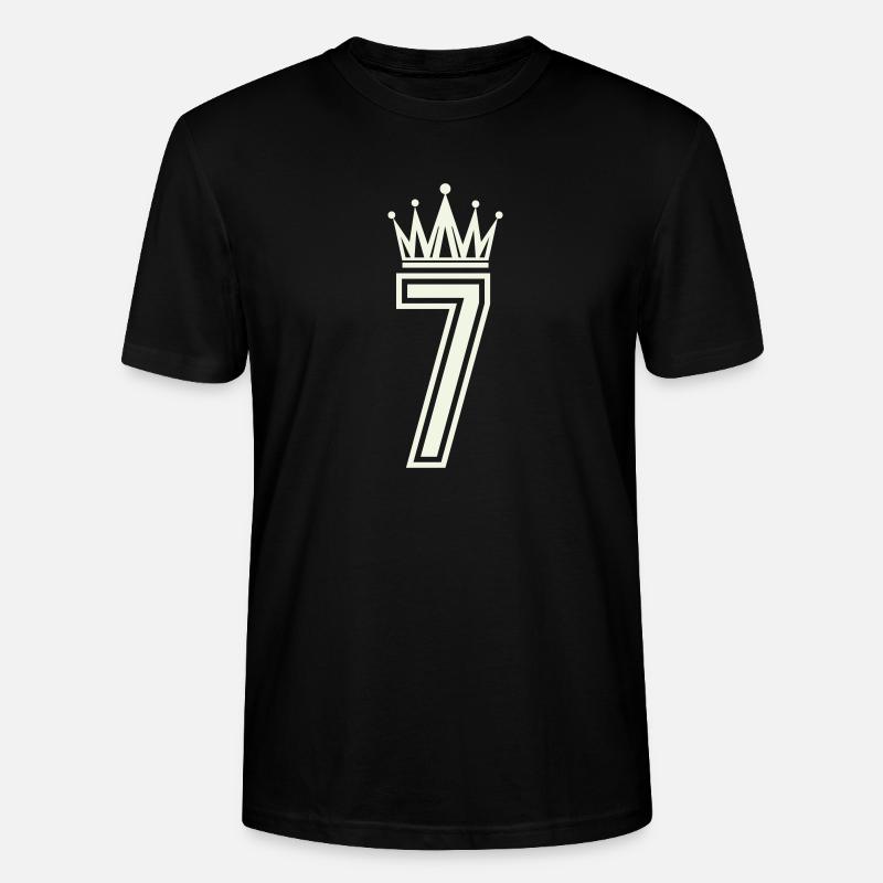 Königliche Sieben Logo - Stanley/Stella Unisex Bio-T-Shirt CRAFTER - Schwarz