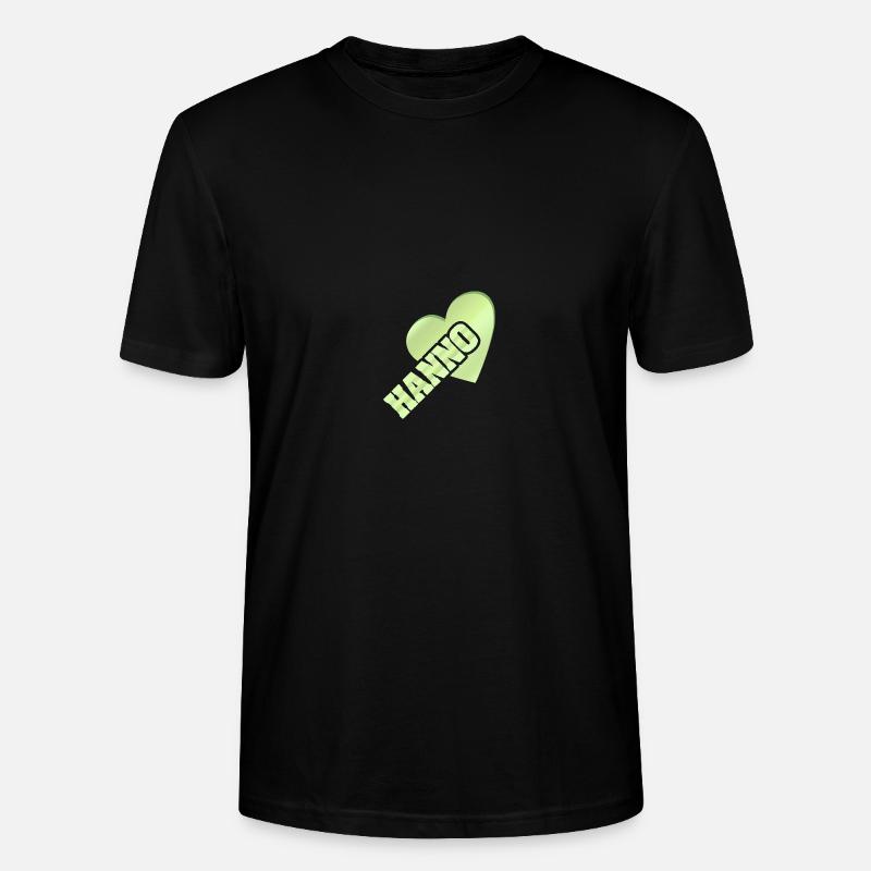 Hanno - Stanley/Stella Unisex Bio-T-Shirt CRAFTER - Schwarz