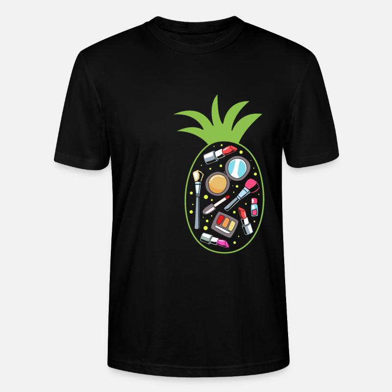 Kosmetikerin Ananas - Stanley/Stella Unisex Bio-T-Shirt CRAFTER - Schwarz