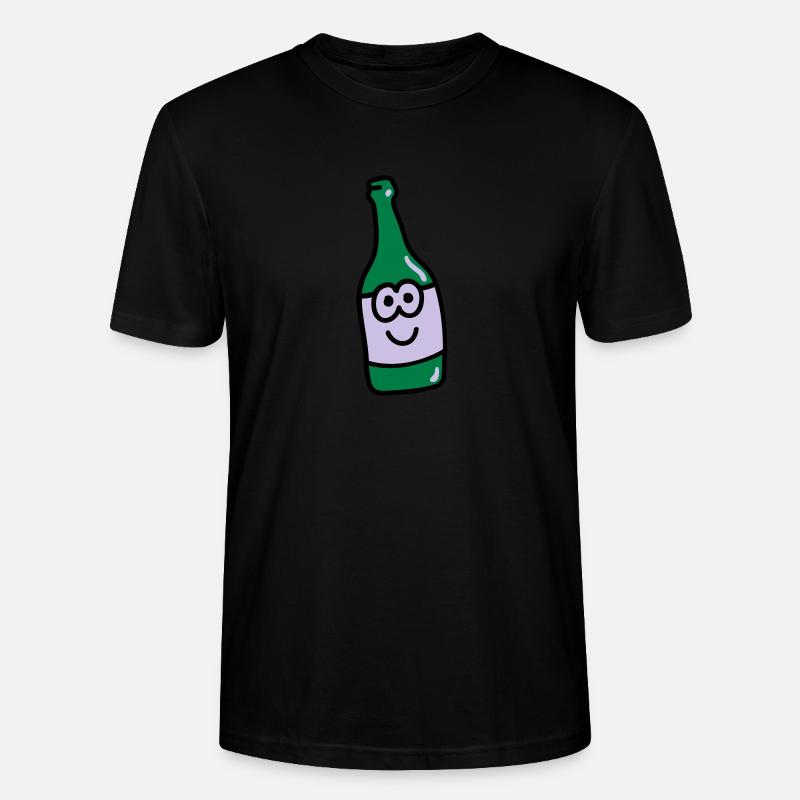 Süße Flasche 3 - Stanley/Stella Unisex Bio-T-Shirt CRAFTER - Schwarz