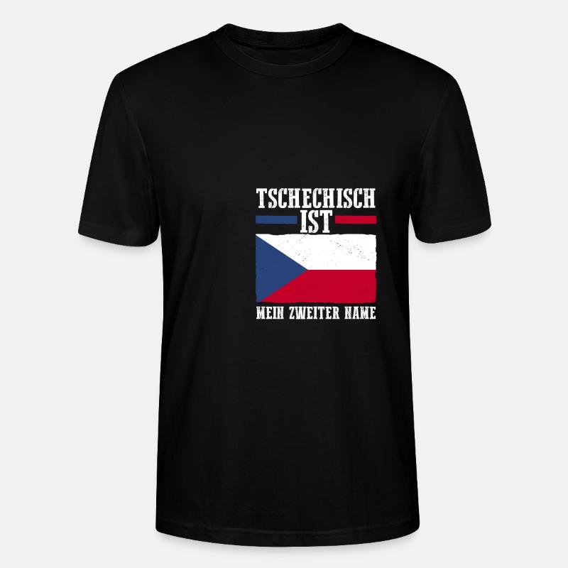Tschechen Tschechisch Tschechien - Stanley/Stella Unisex Bio-T-Shirt CRAFTER - Schwarz