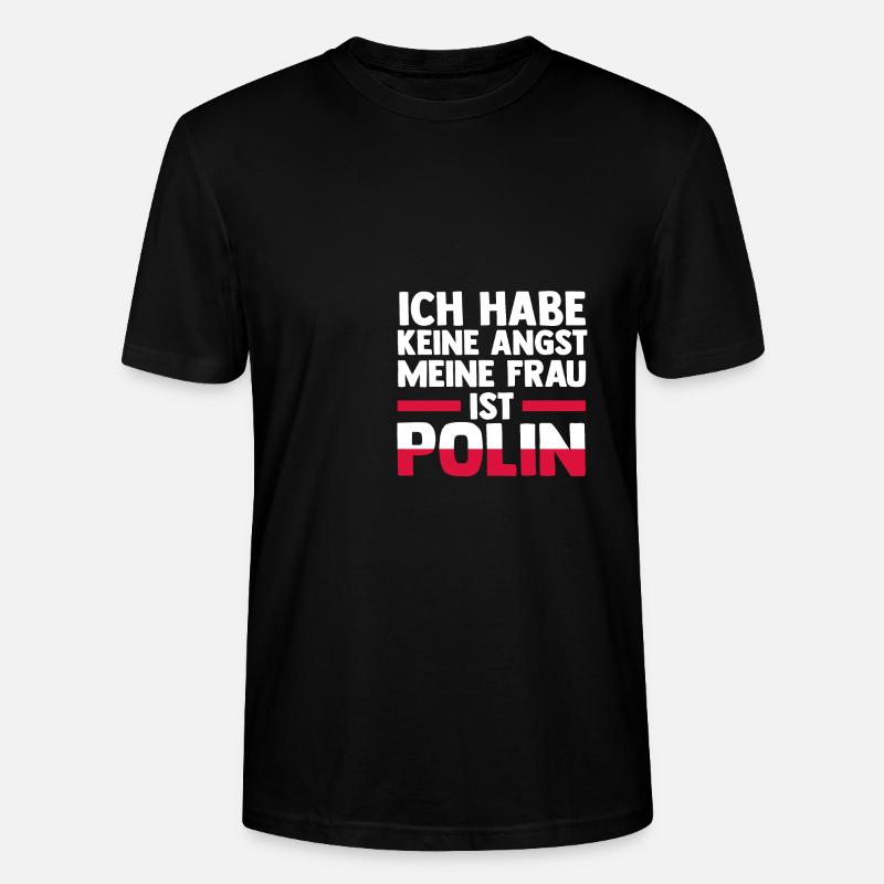 Pole Polen - Stanley/Stella Unisex Bio-T-Shirt CRAFTER - Schwarz