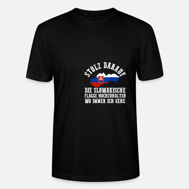 Slowaken Slowakei - Stanley/Stella Unisex Bio-T-Shirt CRAFTER - Schwarz