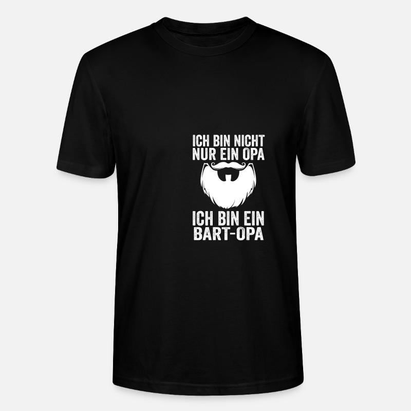Papi avec une barbe - T-shirt bio CRAFTER Stanley Stella Unisexe - noir