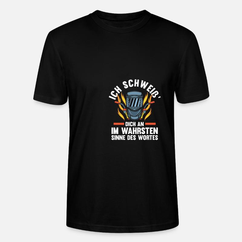 Soudage Soudeurs Soudeurs - T-shirt bio CRAFTER Stanley Stella Unisexe - noir