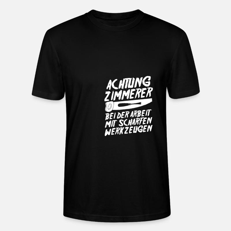Carpenter Carpenter - Stanley/Stella CRAFTER Unisex Organic T-Shirt - black