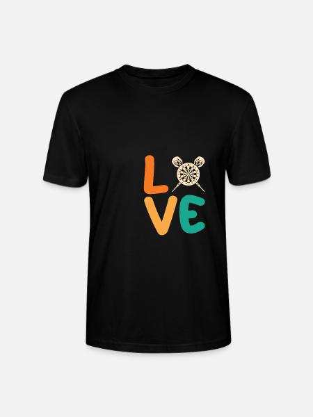 Darts player Darts - Stanley/Stella CRAFTER Unisex Organic T-Shirt - black