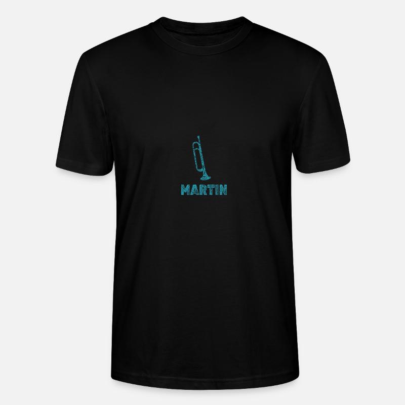 Martin als Blasmusik - Stanley/Stella Unisex Bio-T-Shirt CRAFTER - Schwarz