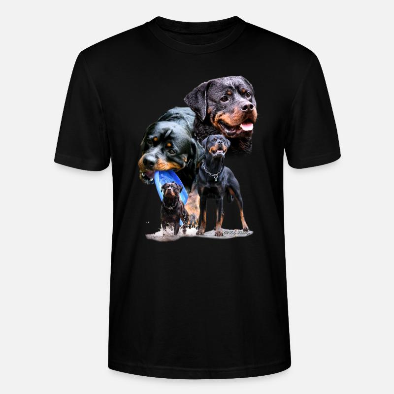 Hunde - Stanley/Stella Unisex Bio-T-Shirt CRAFTER - Schwarz