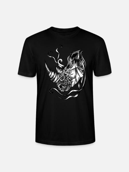 Rhino - Stanley/Stella CRAFTER Unisex Organic T-Shirt - black