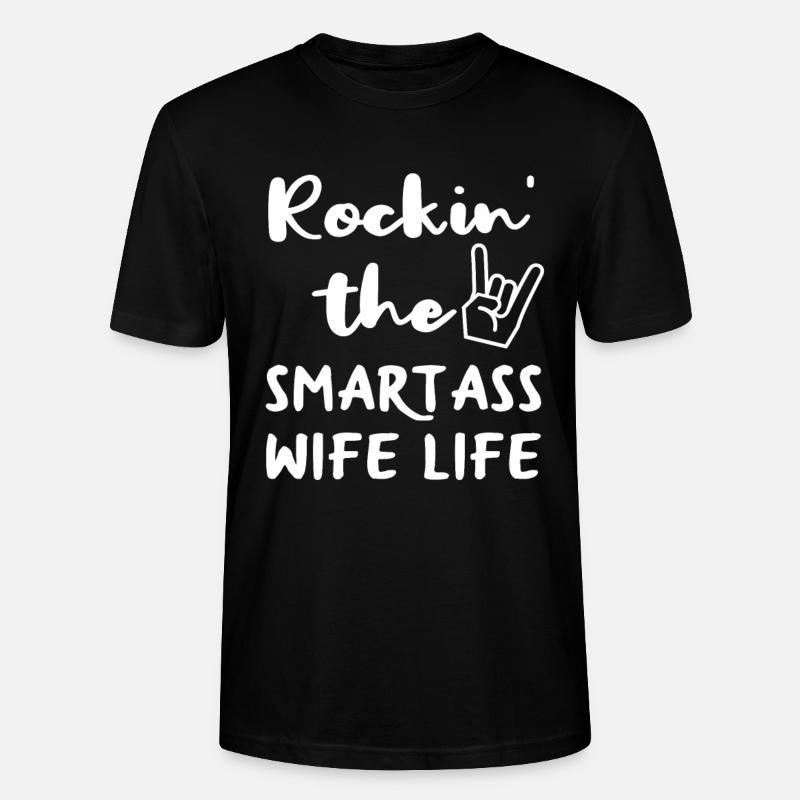 Ehefrau Hausfrau Geschenk - Stanley/Stella Unisex Bio-T-Shirt CRAFTER - Schwarz
