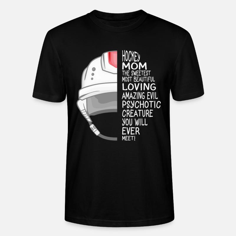 mère de hockey - T-shirt bio CRAFTER Stanley Stella Unisexe - noir