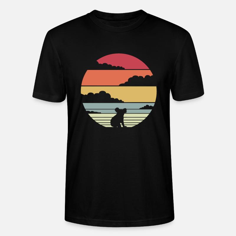 koala - T-shirt bio CRAFTER Stanley Stella Unisexe - noir