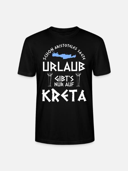 Crete Holidays - Stanley/Stella CRAFTER Unisex Organic T-Shirt - black