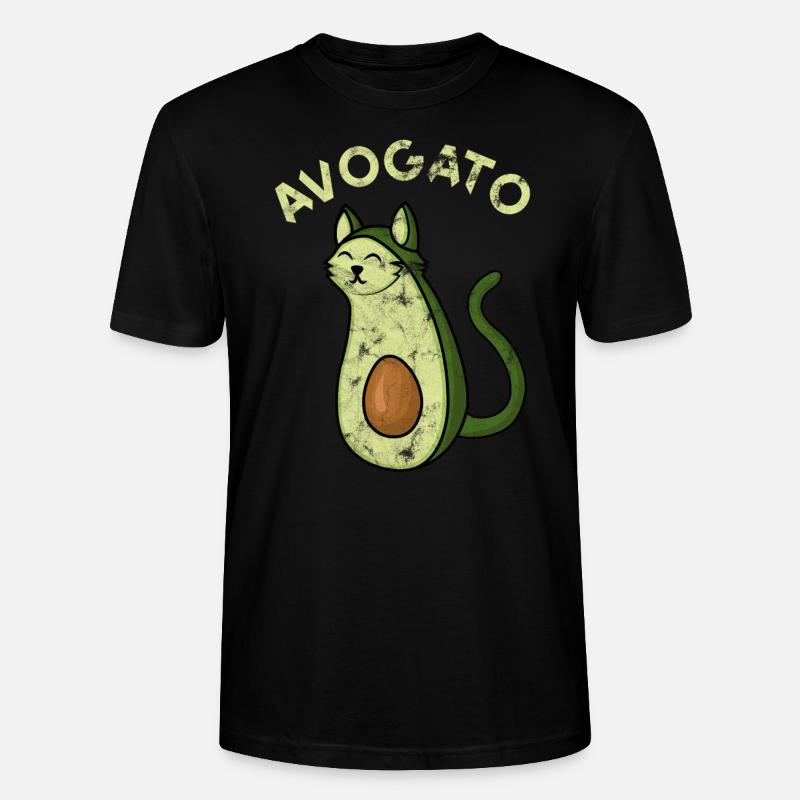 Cadeau avocat chat - T-shirt bio CRAFTER Stanley Stella Unisexe - noir
