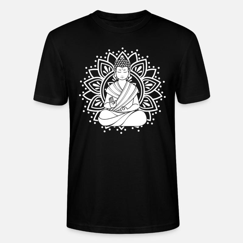Yoga Yogamatte cadeau - T-shirt bio CRAFTER Stanley Stella Unisexe - noir