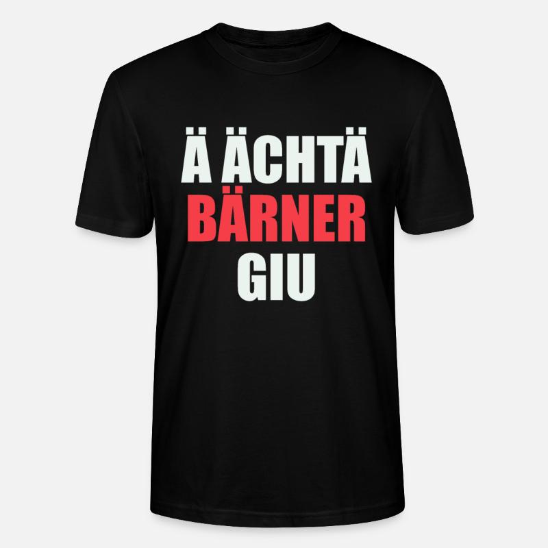 Berndeutsch Spruch - Stanley/Stella Unisex Bio-T-Shirt CRAFTER - Schwarz
