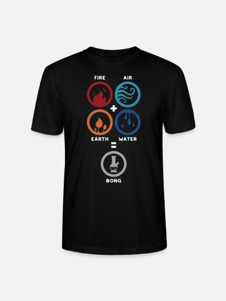 Bong Mathematics - Stanley/Stella CRAFTER Unisex Organic T-Shirt - black