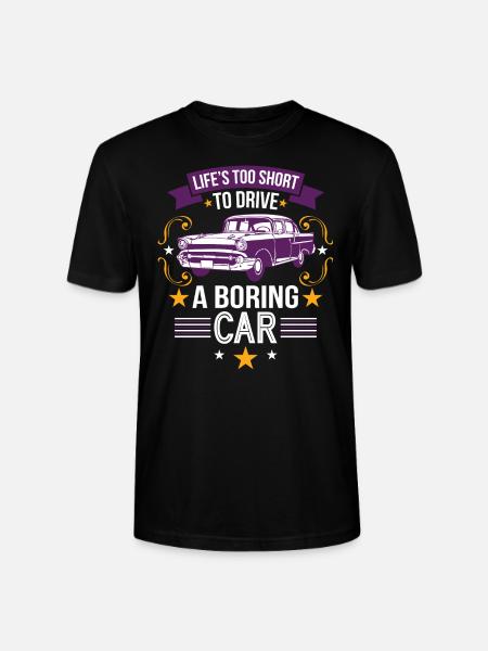 Oldtimer Classic Car Schnauferl Retro Vintage Auto - Stanley Stella CRAFTER unisex økologisk-T-shirt - sort