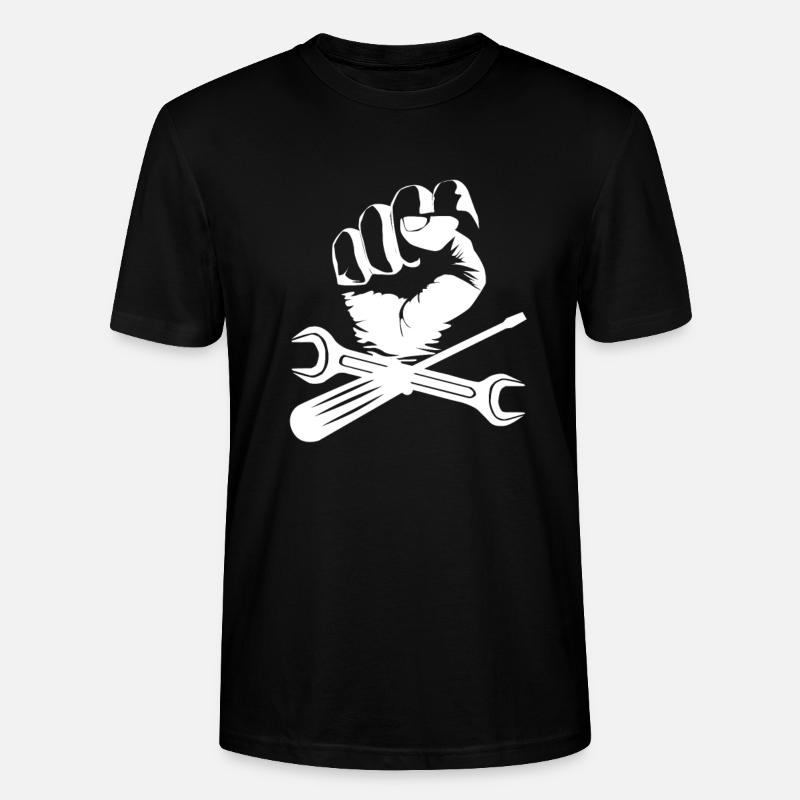 Handwerker - Stanley/Stella Unisex Bio-T-Shirt CRAFTER - Schwarz