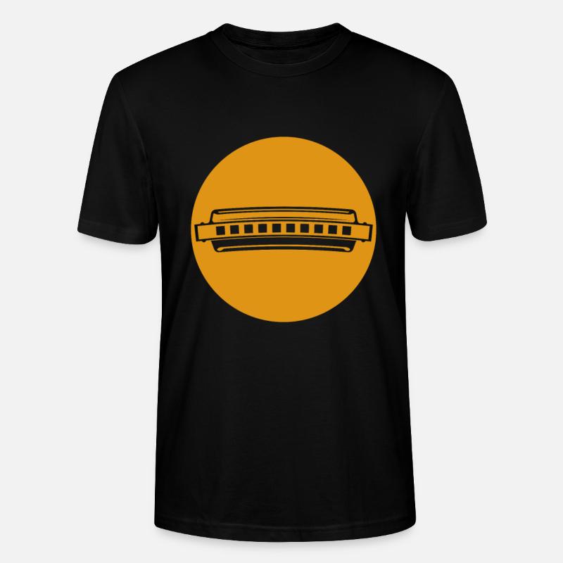 harmonica - T-shirt bio CRAFTER Stanley Stella Unisexe - noir