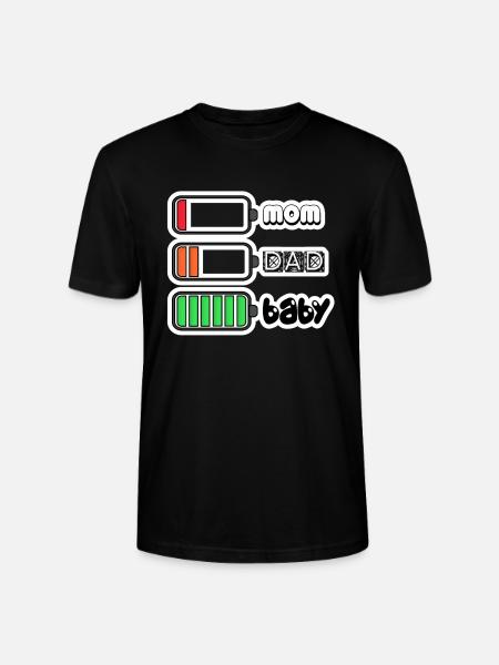 Parents Battery - Stanley/Stella Unisex Bio-T-Shirt CRAFTER - Schwarz