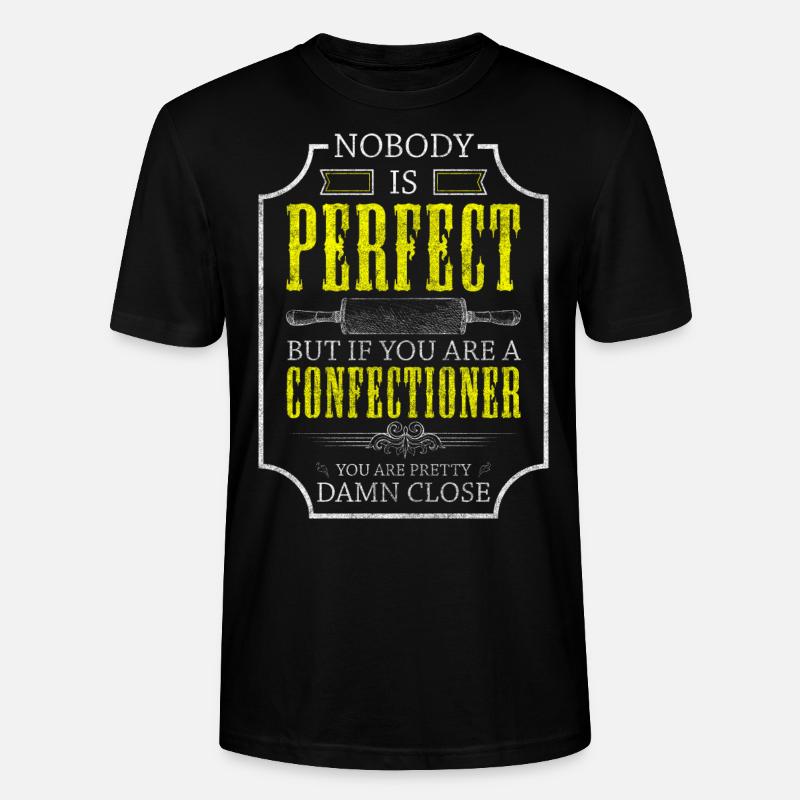 Kuchen Handwerk Törtchen - Stanley/Stella Unisex Bio-T-Shirt CRAFTER - Schwarz