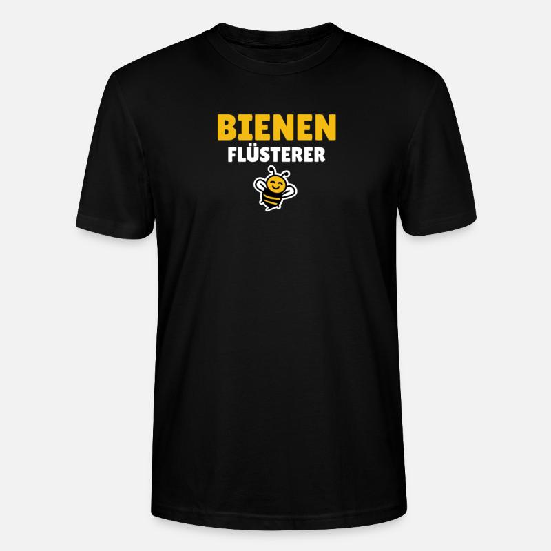 Bienenflüsterer - Stanley/Stella Unisex Bio-T-Shirt CRAFTER - Schwarz