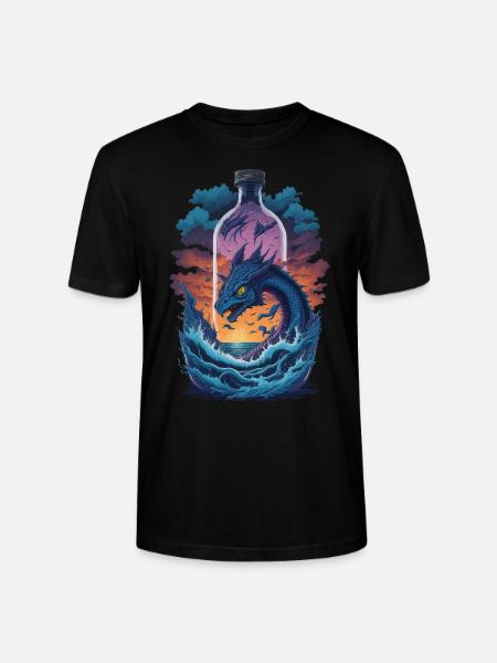 Dragon - T-shirt bio CRAFTER Stanley Stella Unisexe - noir